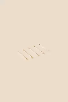 Pearl Hair Slides 5 Pack