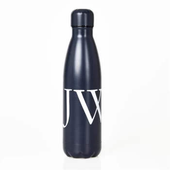 Jack Wills Eco Metal Flask Water Bottle - Navy