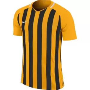 Nike Y Neck Stripe Football Shirt Junior Boys - Gold