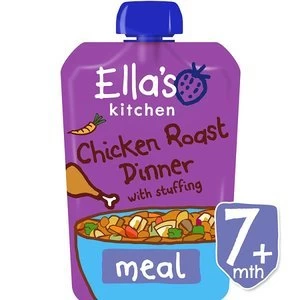 Ellas Kitchen Organic Cheery Chicken Roast Dinner 7m+ 130g