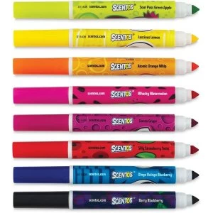 Scentos Funny Face Scented Marker Pens