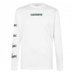 Lacoste Long Sleeve Tee - White 001