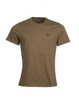 Barbour Sports T-Shirt - Olive Size L, Men