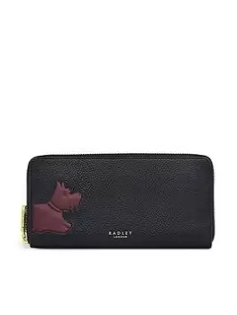 Radley Stamp Large Zip Around Matinee - Black