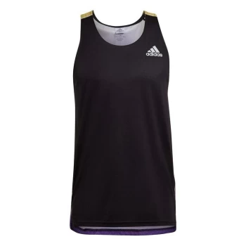 adidas Own The Run Singlet Mens - Black/Multi