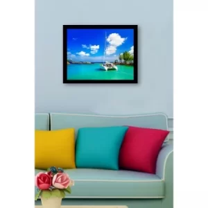 SC1234 Multicolor Decorative Framed MDF Painting