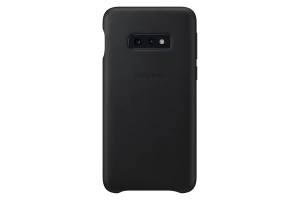 Samsung Black Galaxy S10e Leather Cover