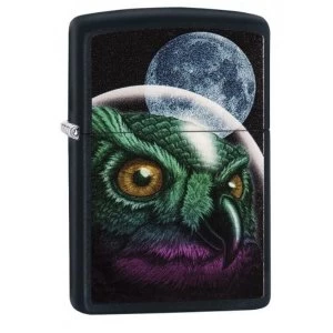 Zippo Space Owl Black Matte Finish Windproof Lighter