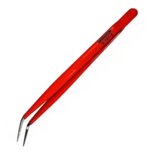 Bernstein 5-107-6 Engineer's Tweezers 150mm Bent Tips Ni-Plated PV...