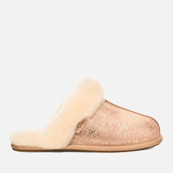 UGG Womens Scuffette II Matte Marble Sheepskin Slippers - UK 3