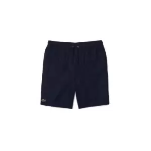 Mens Lacoste SPORT tennis shorts in solid diamond weave taffeta Size 7 - XXL Navy Blue