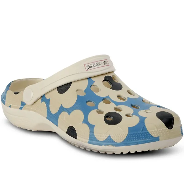 Regatta Womens Orla Lightweight Clogs UK Size 7 (EU 41) Blue Sixties Daisy RWF843-T6E-7