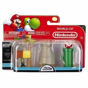 Luigi Layer Cake Desert (Super Mario Bros) Microland Action Figure