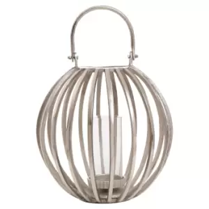 Aura Silver Lantern Medium