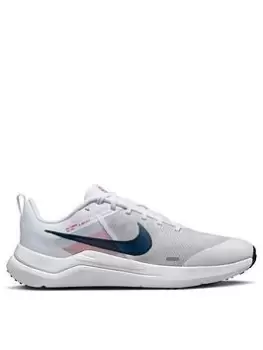 Nike Downshifter 12 - White/Blue, Size 7, Men