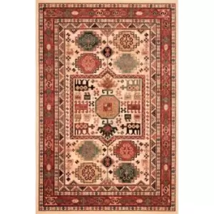 Mastercraft Kashqai 4306/100 Rug - 240x340cm, Wool - Red