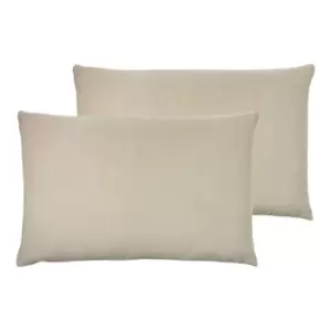 Furn. Contra Twin Pack Polyester Filled Cushions Natural