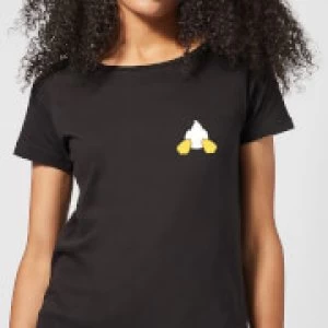 Disney Donald Duck Backside Womens T-Shirt - Black - 5XL