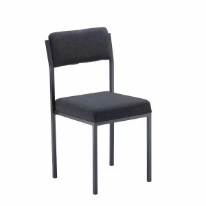 TC Office Summit Multipurpose Stacking Chair, Charcoal