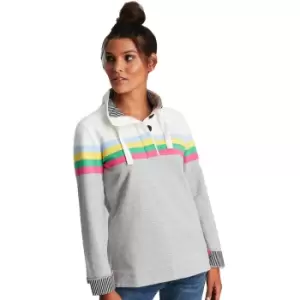 Joules Womens Saunton Funnel Neck Relaxed Fit Sweatshirt UK 20- Bust 47' (114cm)