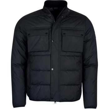 Barbour International Transmission Throttle Baffle Quilted Jacket - Black BK11