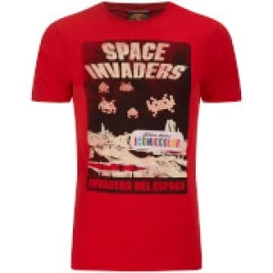 Atari Mens Space Invaders Del EAtari Space T-Shirt - Red - M