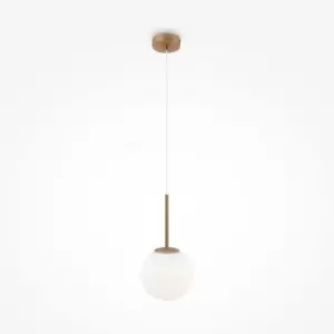 Maytoni Basic Form Medium Modern Globe Pendant Ceiling Light Gold E14