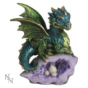 Nest Guardian Green Dragon Figurine