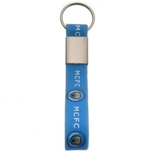 Manchester City FC Silicone Keyring