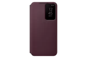 Samsung Galaxy S22 Smart Clear View Cover in Burgundy (EF-ZS901CEEGEW)