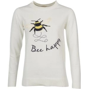 Barbour Womens Heather Knit Off White 14