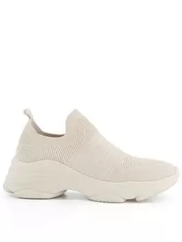 Dune London Evoke Pull On Knit Sport, Cream, Size 39, Women