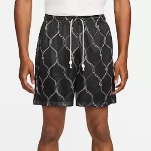 Mens Nike Dri-FIT Standard Issue Net Graphic Print Reversible 6" Basketball Shorts