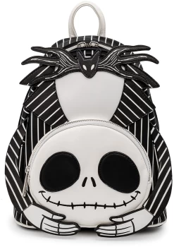 The Nightmare Before Christmas Loungefly - Headless Jack Mini backpacks Black white