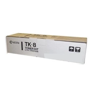 Kyocera TK8 Black Laser Toner Ink Cartridge