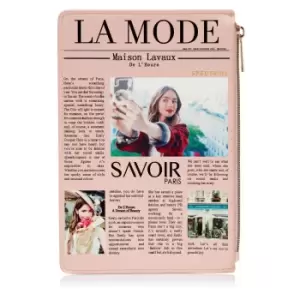 Emily in Paris La Mode Newspaper Clutch