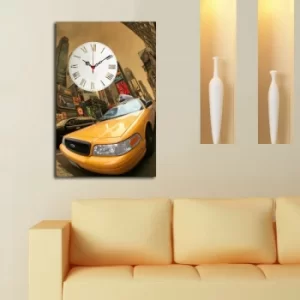 5070CS-84 Multicolor Decorative Canvas Wall Clock