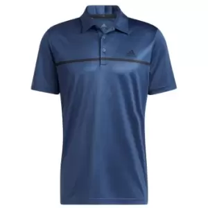 adidas Chest Print Polo - Blue