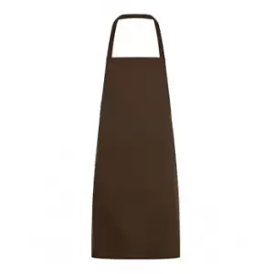 SOLS Unisex Gramercy Bib Apron (One Size) Chocolate - Chocolate