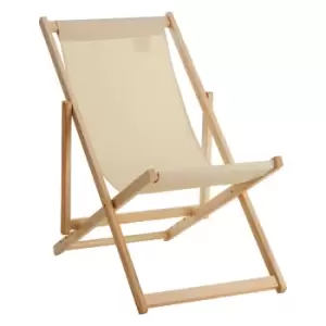 Interiors By PH Cream Deck Chair