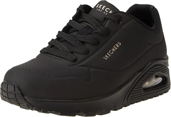 Skechers UNO Stand On Air Trainers Womens Low Trainers 4 (37) Black 27596541240