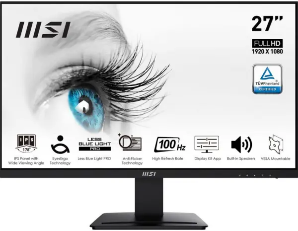 MSI Pro 27" MP273A Full HD IPS LCD Monitor