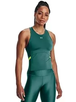 Under Armour Mesh Tank Top - Green, Size S, Women