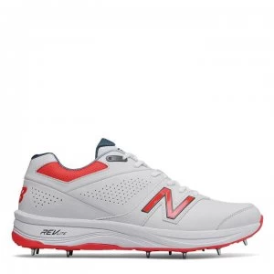 New Balance 4030v3 Mens Cricket Spikes - White/Black/Red