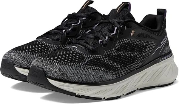 Skechers Black / Lavender Edgeride Power Flow Trainer Black Female 4 223422UK