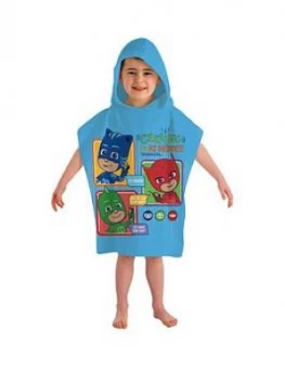 Pj Masks Calling All Heroes Hooded Poncho Towel