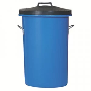 Slingsby Heavy Duty Coloured Dustbin 85 Litre Blue 311963