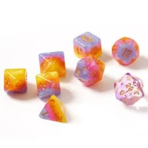 Sirius Dice Tahitian Sunset Polyhedral 7 Dice Set