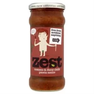 Zest Tomato & Fiery Chilli Pasta Sauce 340g