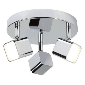 LED 3 Light Spotlight Chrome